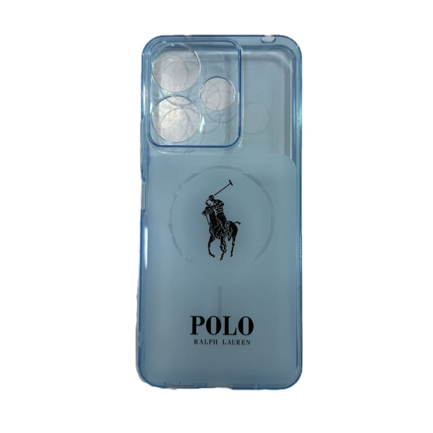 کاور مدل پولو polo رنگ شفاف سفید مناسبREDMI 13 نمای ۵