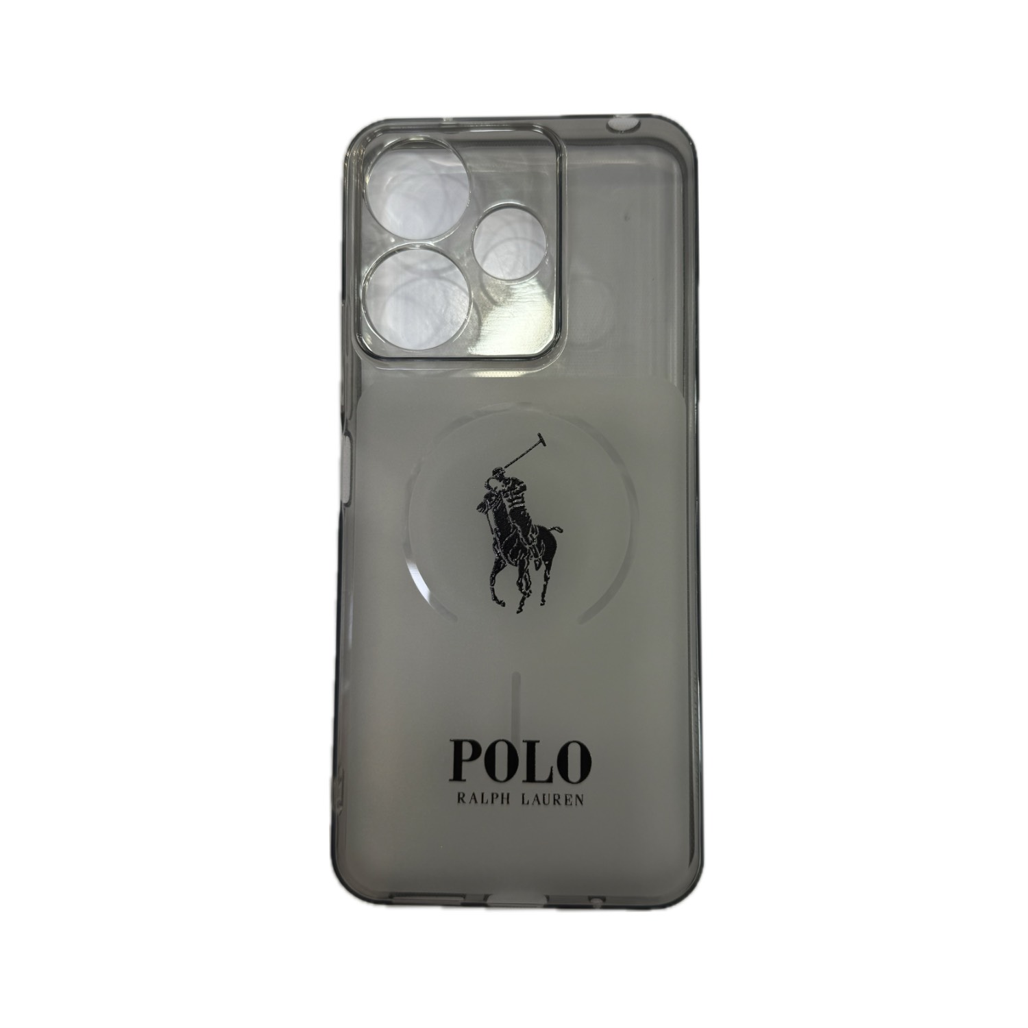 کاور مدل پولو polo رنگ شفاف سفید مناسبREDMI 13 نمای ۴